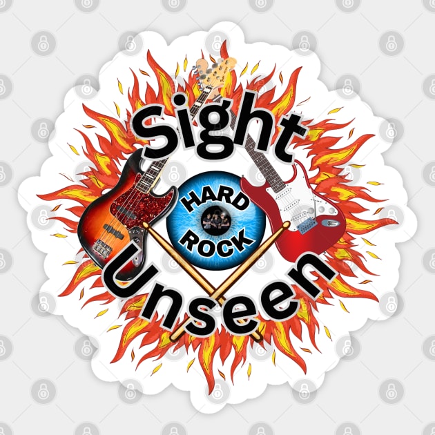 Sight Unseen Hard Rock Band Sticker by anothercoffee